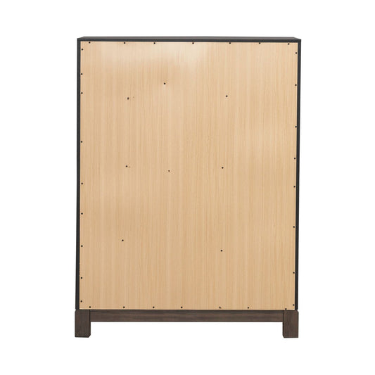 Modern Edge - 5 Drawer Chest - Caffe