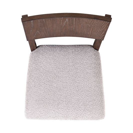 Cascade Falls - Panel Back Side Chair - Satin Espresso