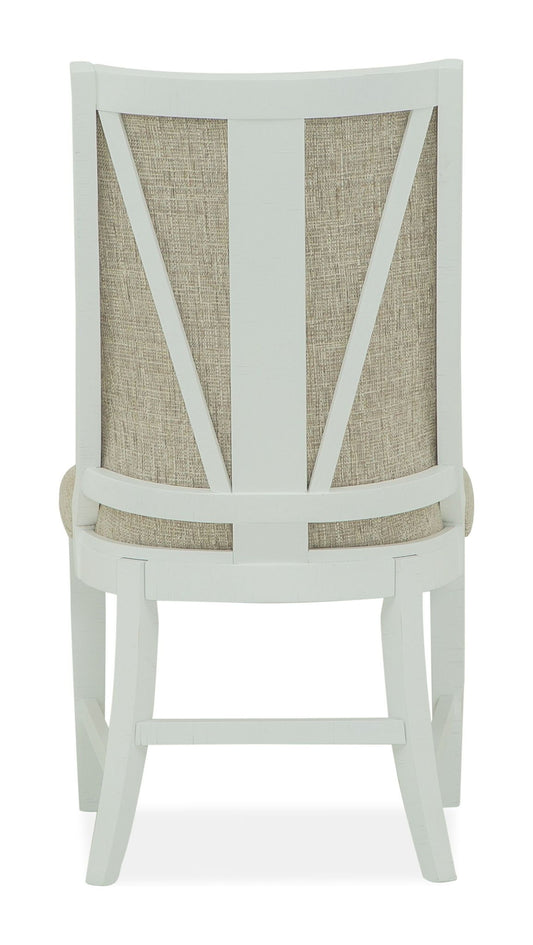 Heron Cove - Upholstered Host Side Chair (Set of 2) - Dark Brown