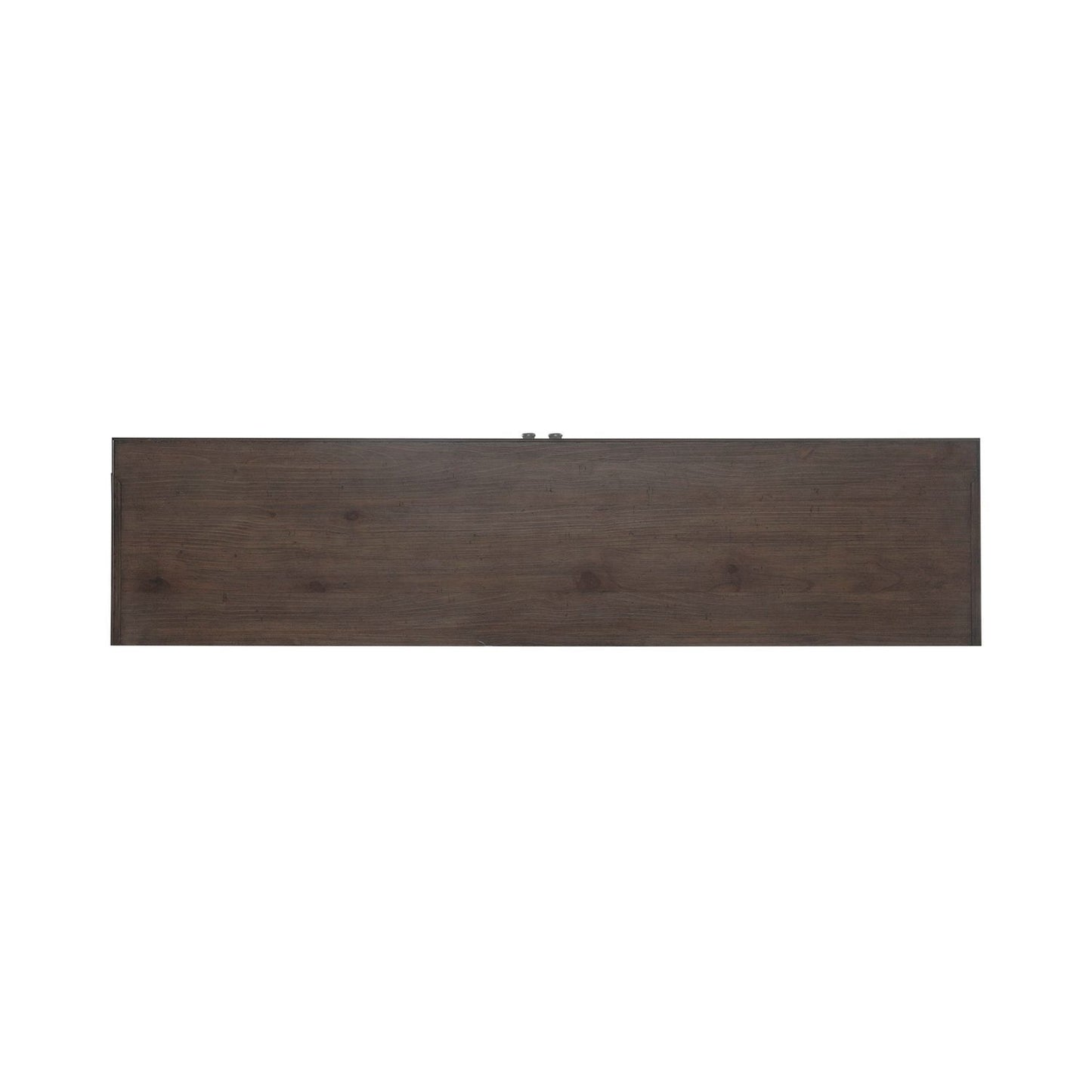River Place - 75" Entertainment Console - Riverstone White & Tobacco