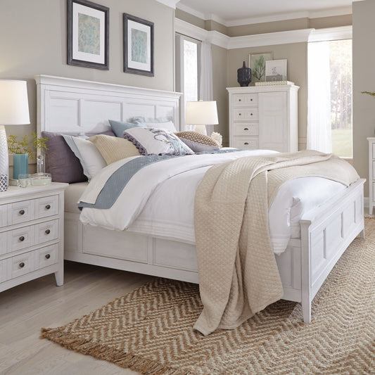 Heron Cove - Complete Panel Bed With Regular Rails