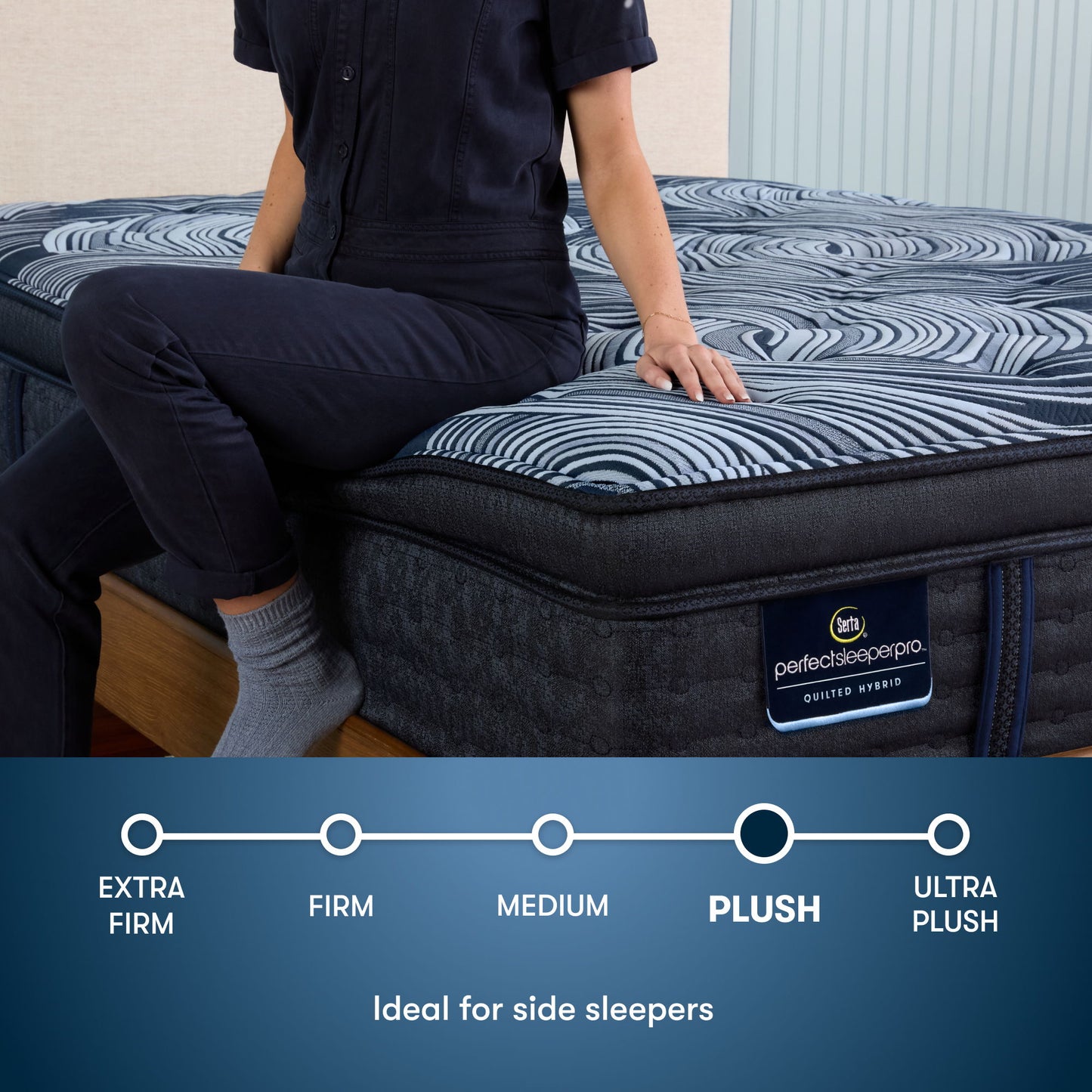 Perfect Sleeper Pro - 15" Valais Latex Hybrid Plush Pillow Top Mattress