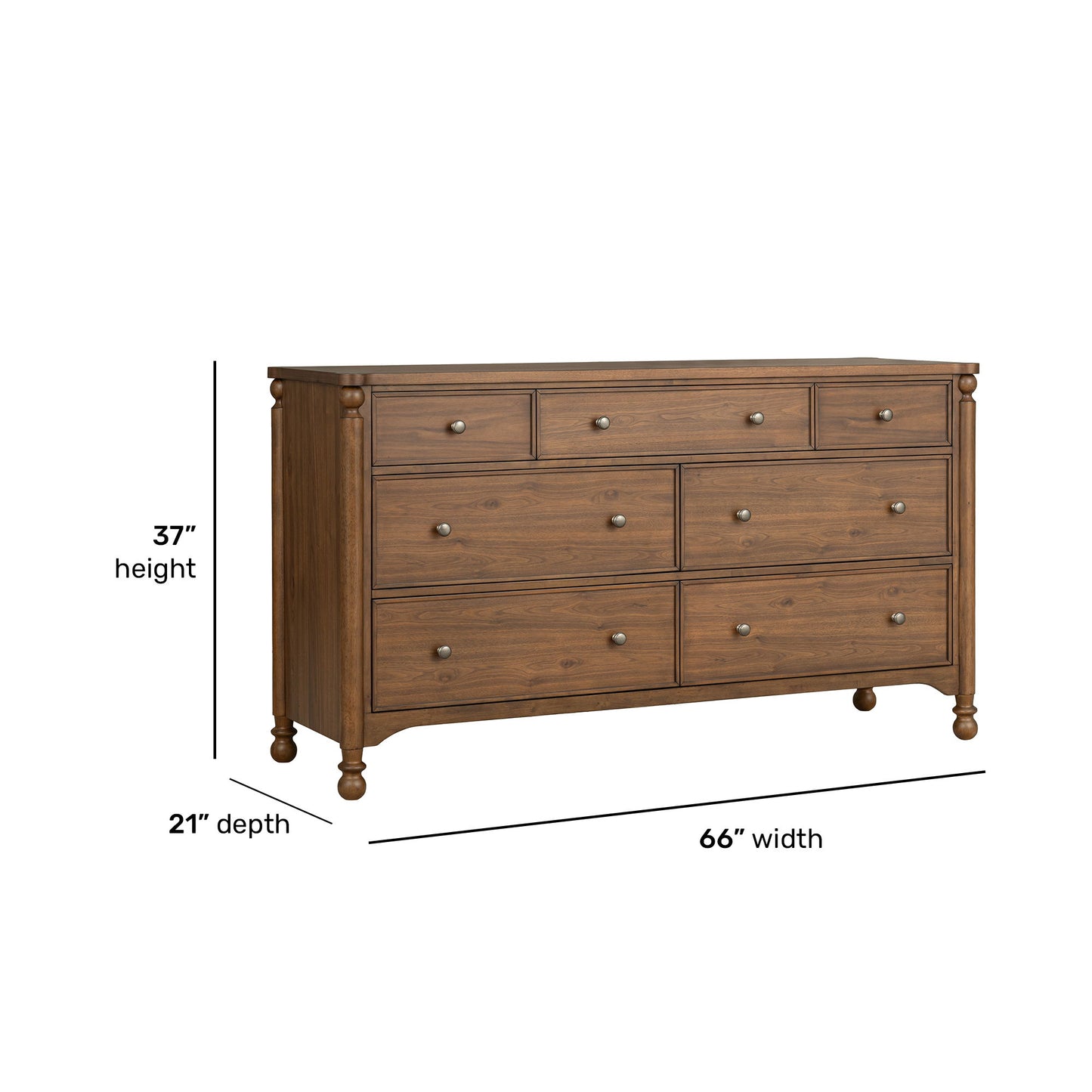 Azalea - Dresser - Walnut
