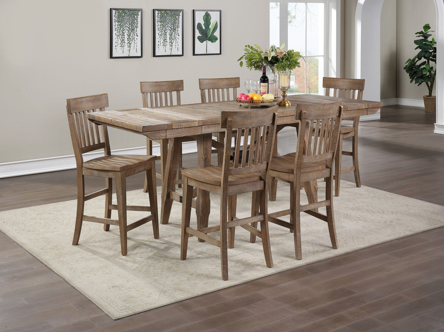 Riverdale - Counter Chair - Dark Brown