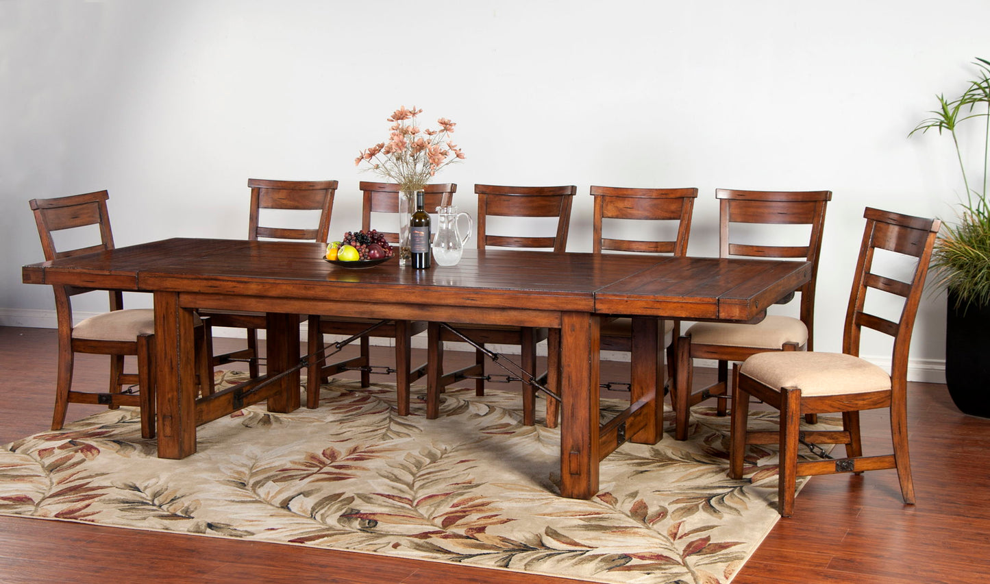 Tuscany - Dining Table With Extensions - Vintage Mocha