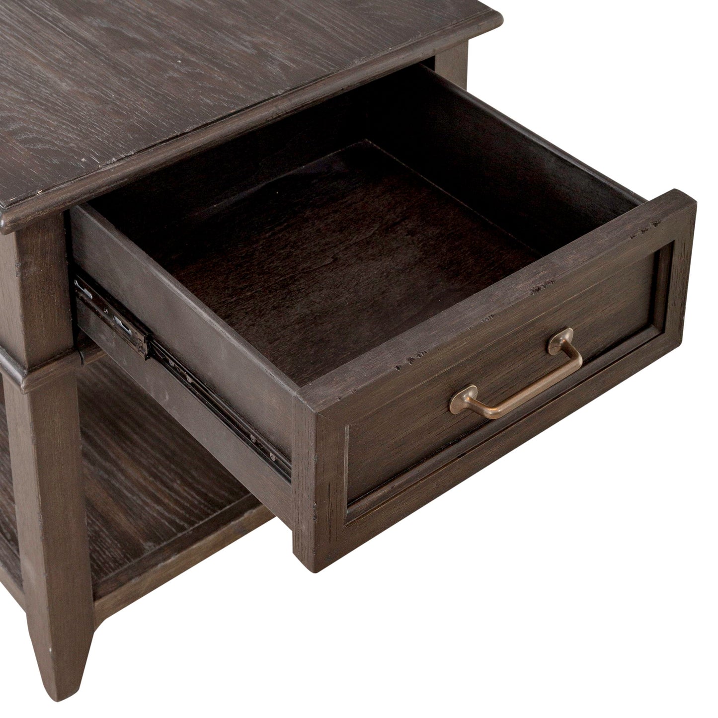 Mill Creek - Drawer End Table - Peppercorn