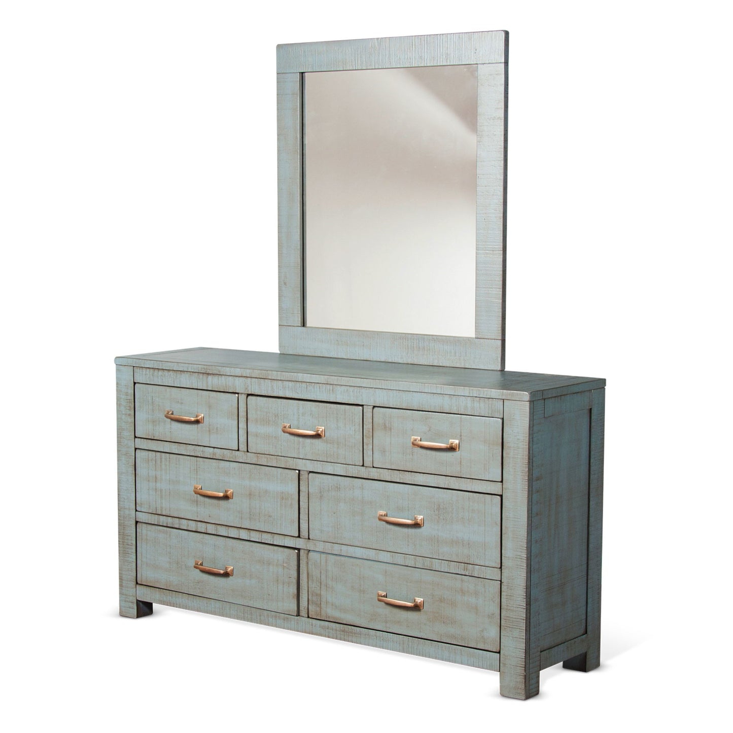 Flex Life Ranch House - Rustic 7-Drawer Dresser - Little Boy Blue