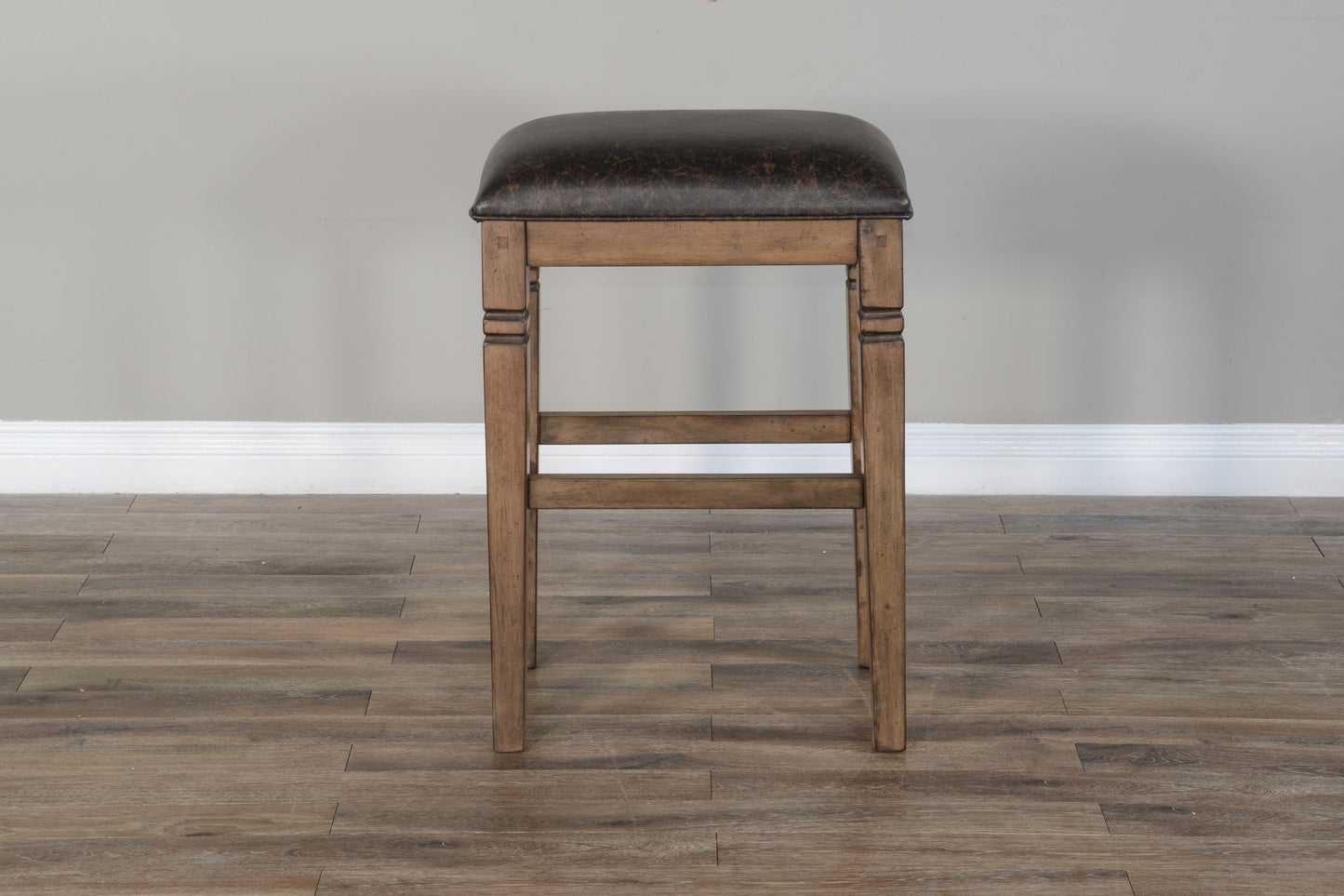 Doe Valley - Backless Stool With Cushion Seat (Set of 2) - Buckskin