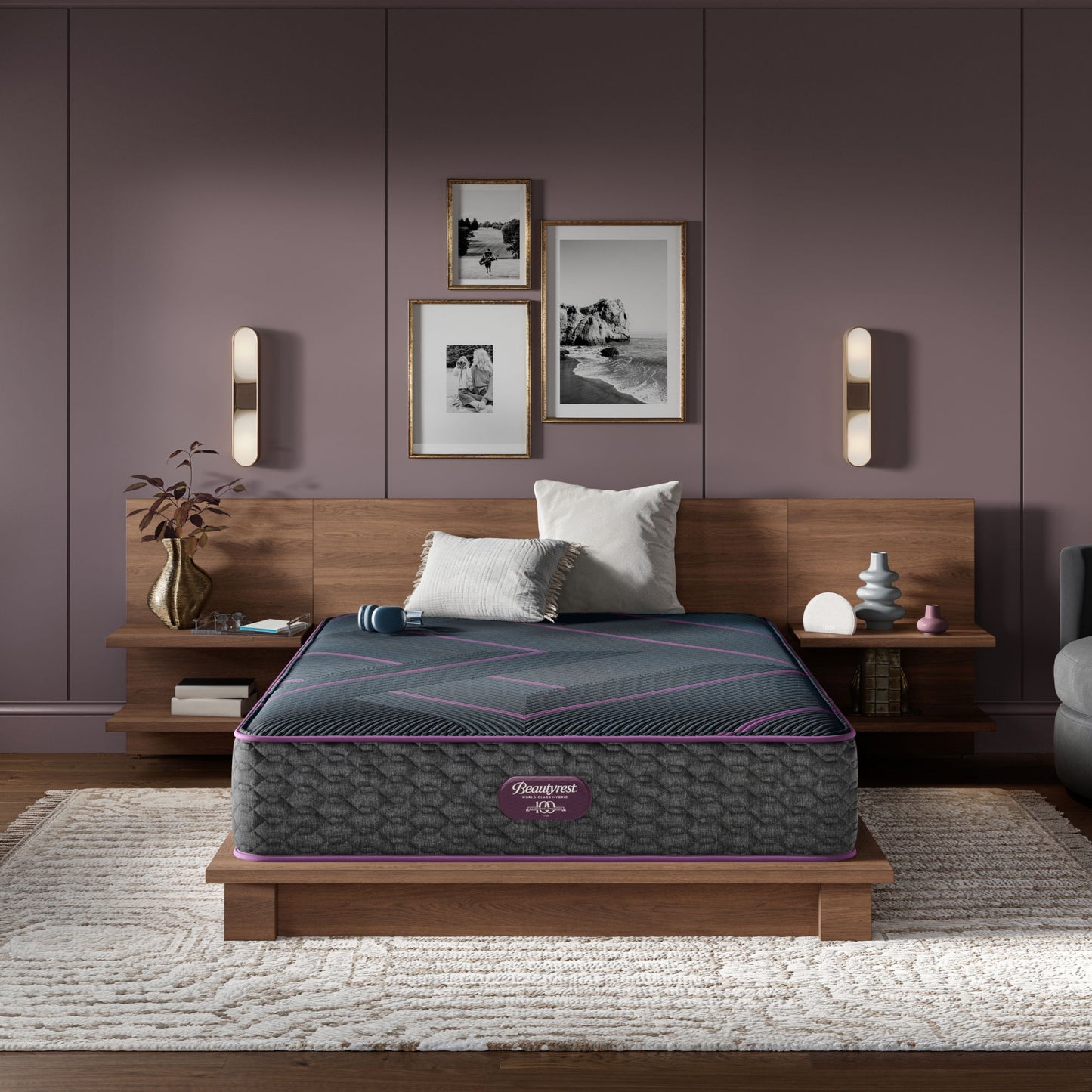 Beautyrest World Class - Level Three Hybrid Firm Mattress