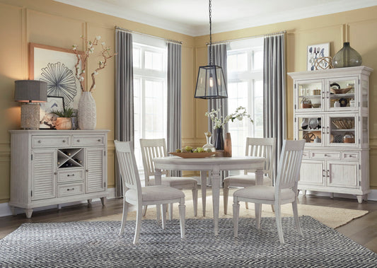 Newport - Round Dining Table - Alabaster