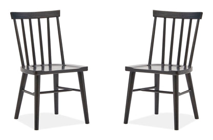 Lindon - Dark Dining Side Chair (Set of 2) - Dark Brown