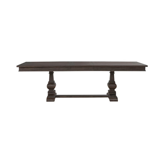 Paradise Valley - Trestle Table - Saddle Brown