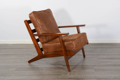 Santa Fe - Mahogany Accent Chair With Cushions - Dark Chocolate