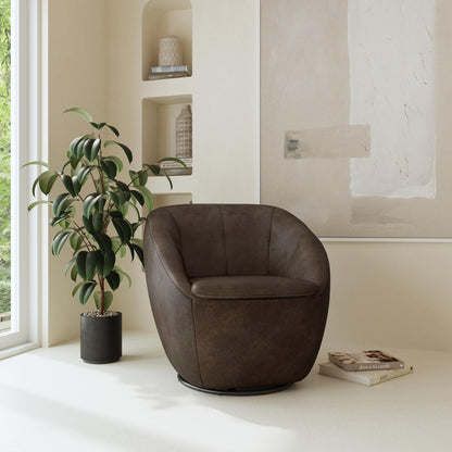 Wade - Swivel Chair - Milk Chocolate