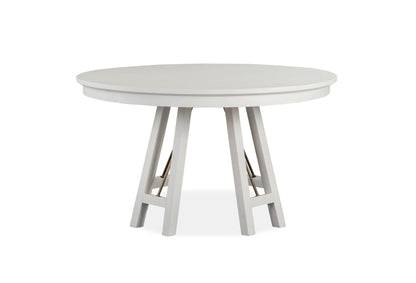 Heron Cove - Round Dining Table - Chalk White