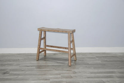 Marina - Bench With Wood Seat