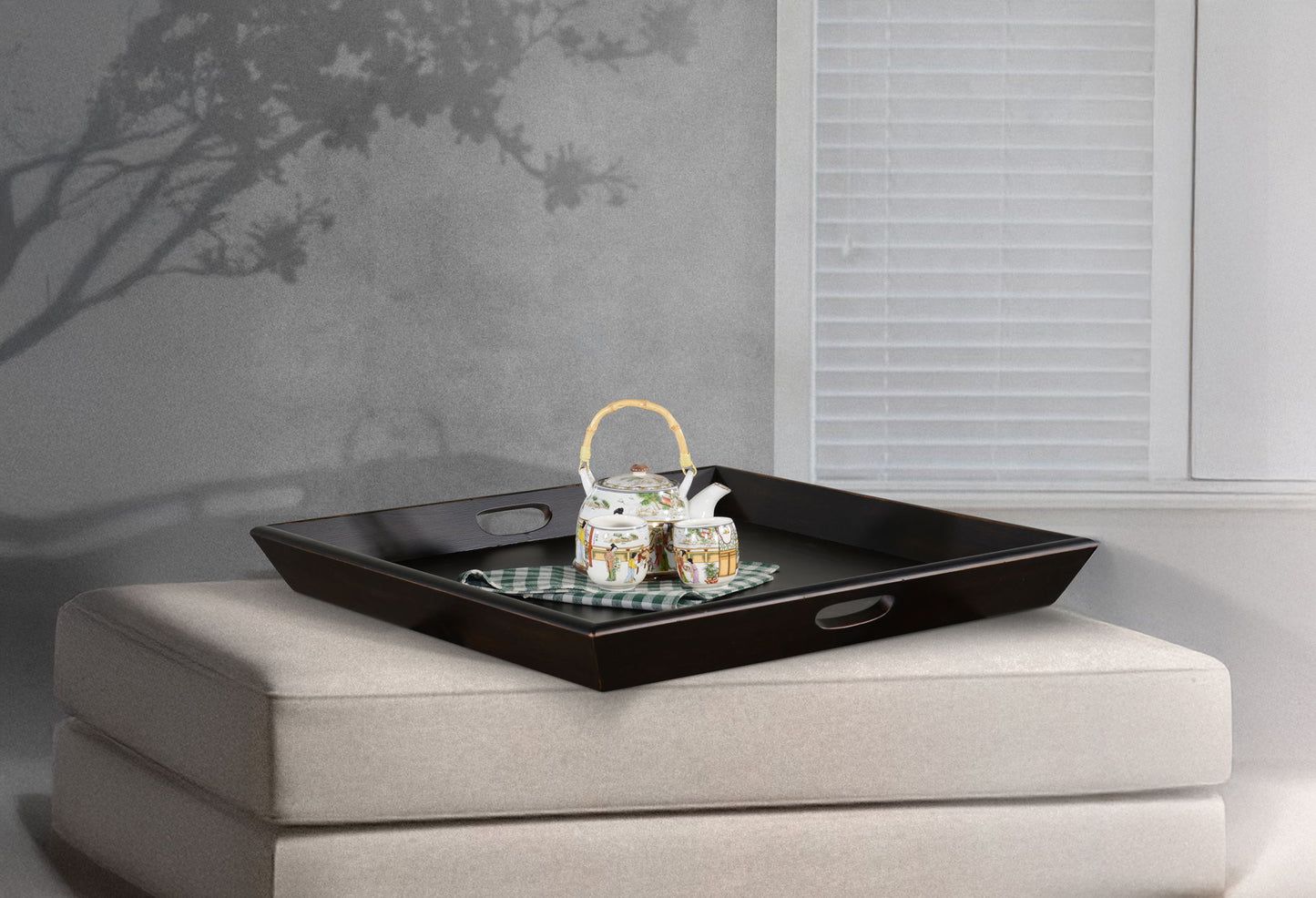 Ottoman Tray - Black Walnut