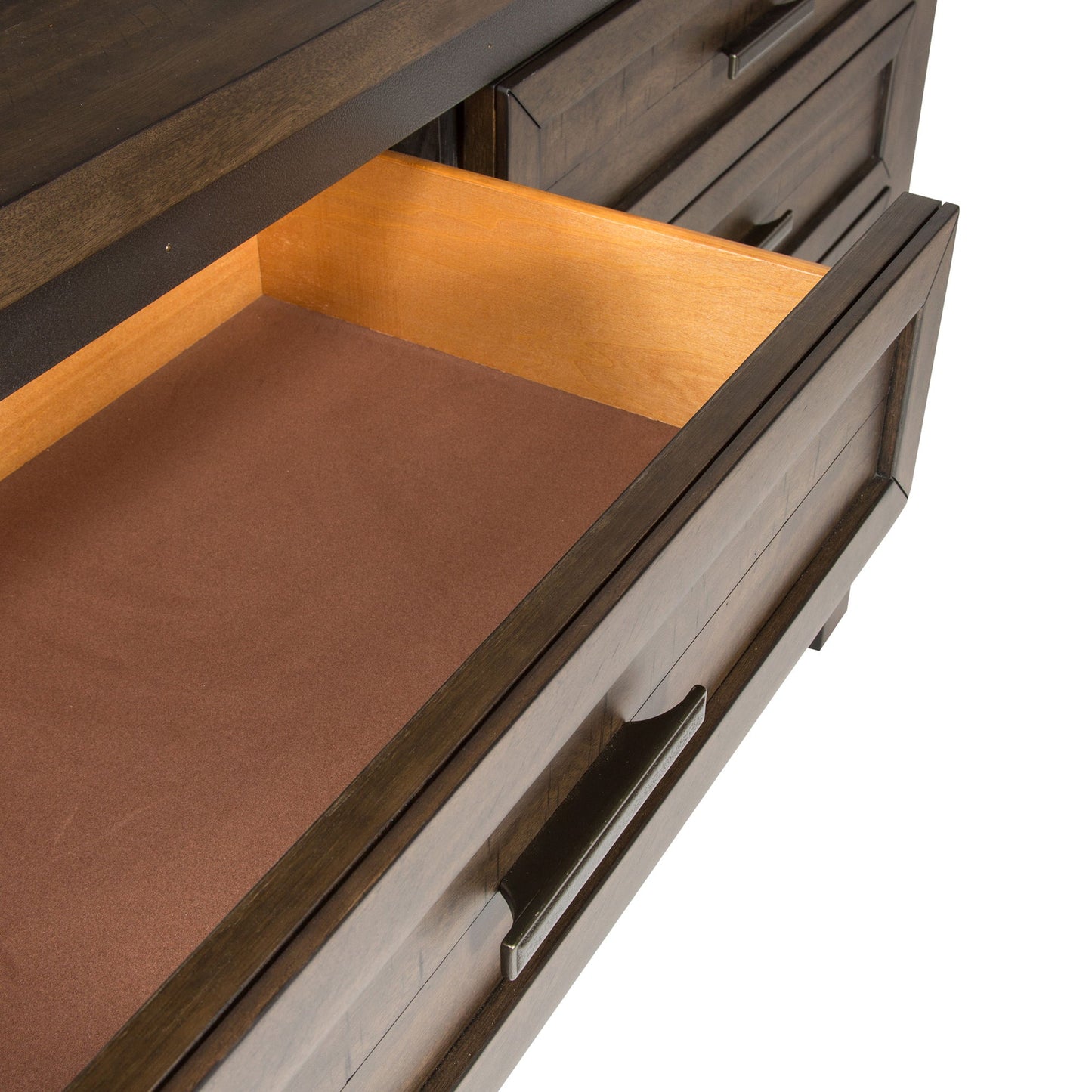 Thornwood Hills - Dresser & Mirror - Rock Beaten Brown