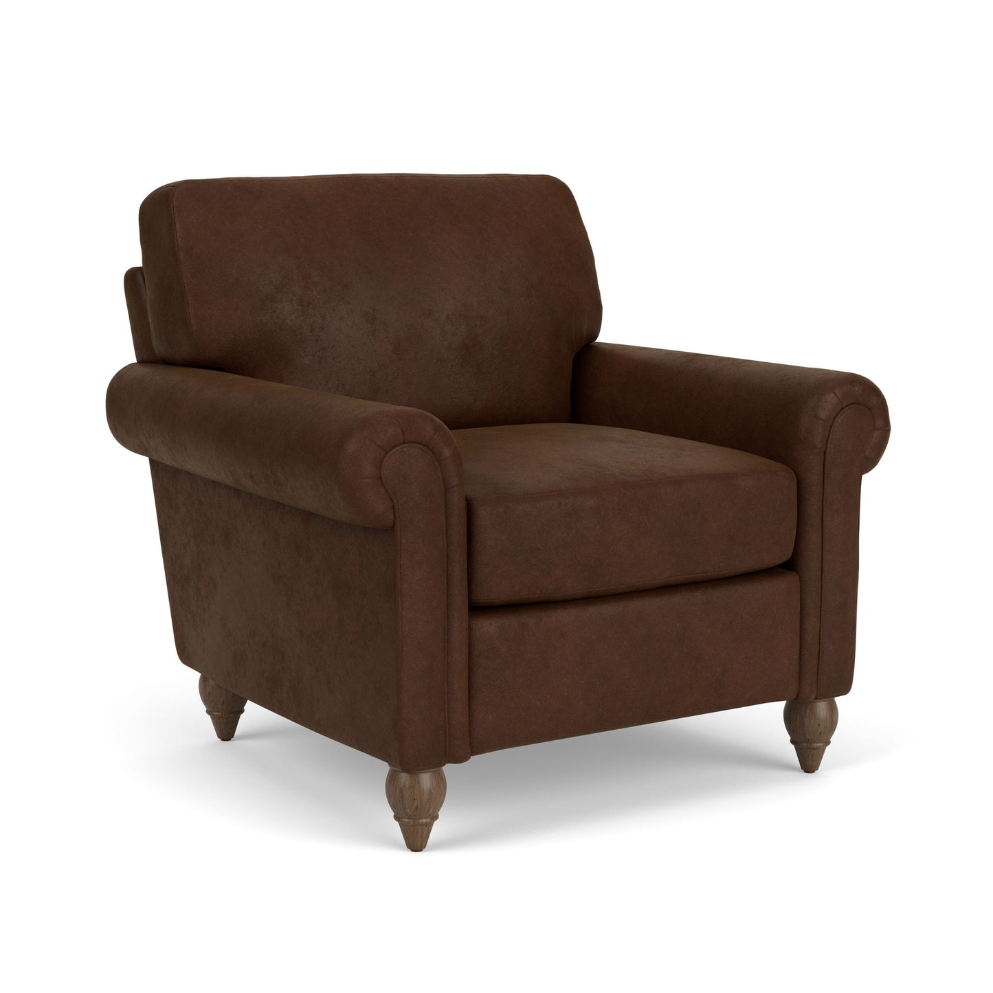 Moxy - Fabric Chair With Rolled Arms