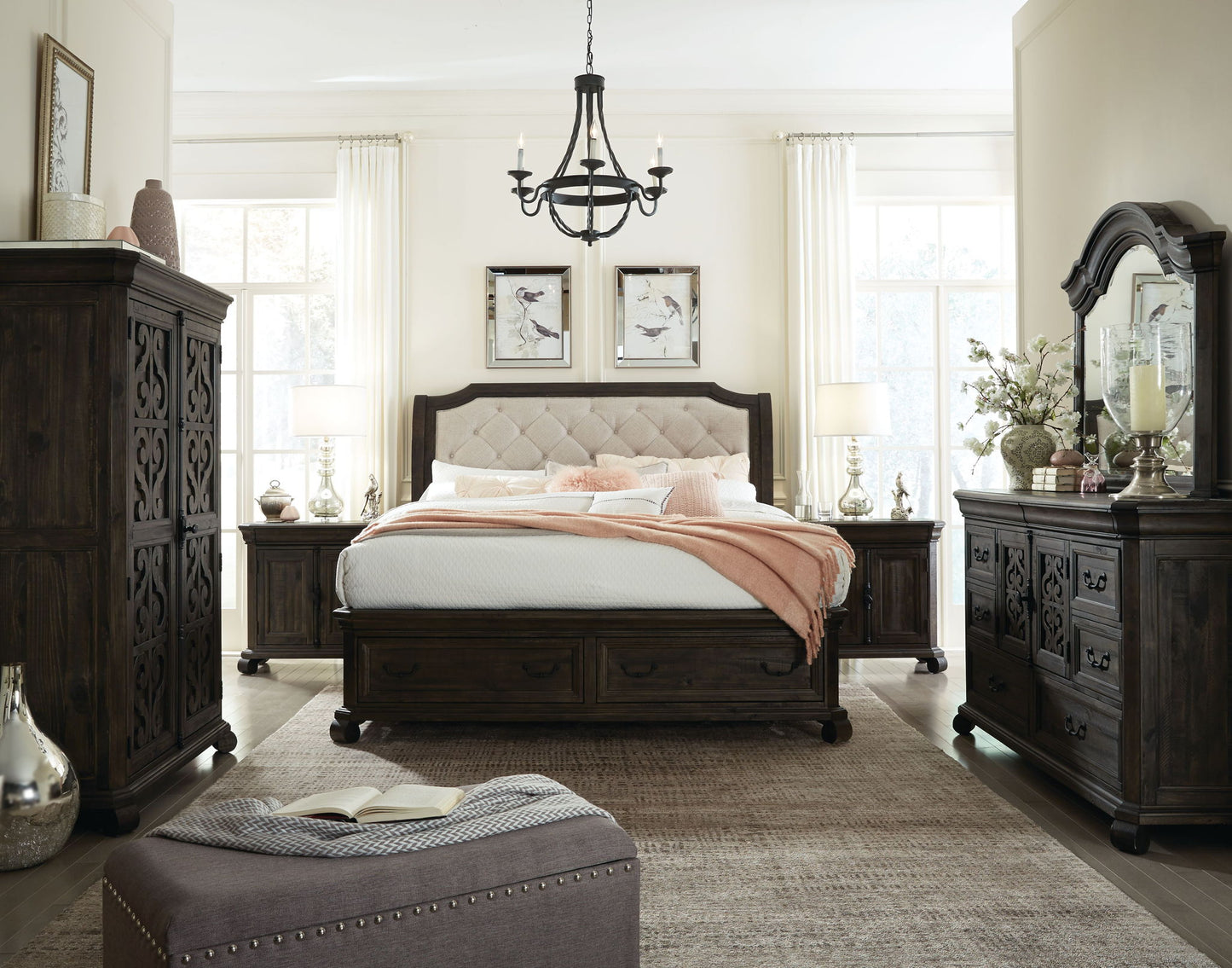 Bellamy - Door Chest - Peppercorn