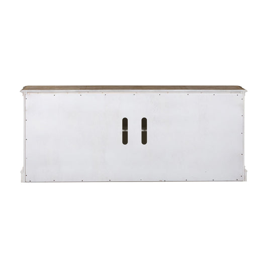 Magnolia Manor - 4 Doors TV Console - Antique White