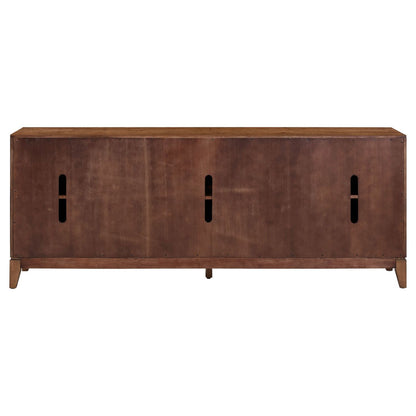 Shaker Lakes - 82" TV Console - Harvest Brown