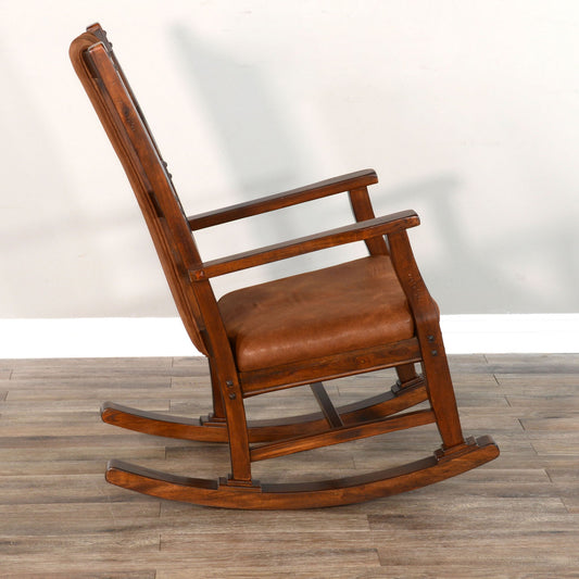 Santa Fe - Rocker, Cushion Seat & Back - Dark Chocolate