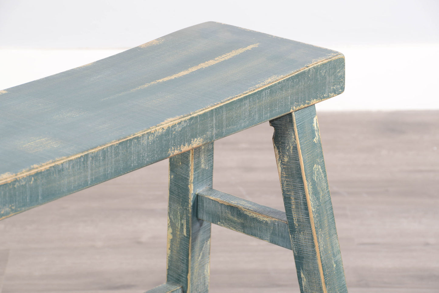 Marina - Bench With Wood Seat