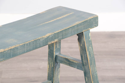 Marina - Bench With Wood Seat