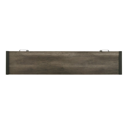 Fireplace TV Consoles - 686 78" Console With Fire FTS - Brown