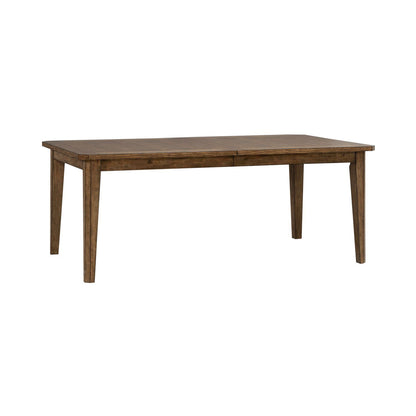 Carolina Park - Rectangular Leg Table - Amber Brown