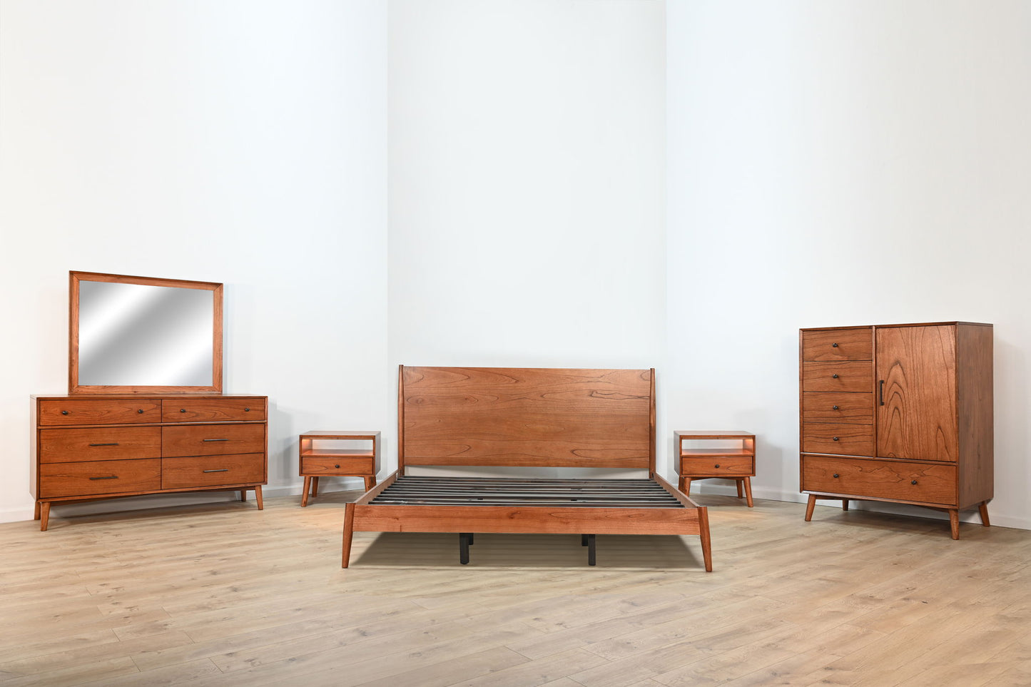 American Modern - Panel Bed