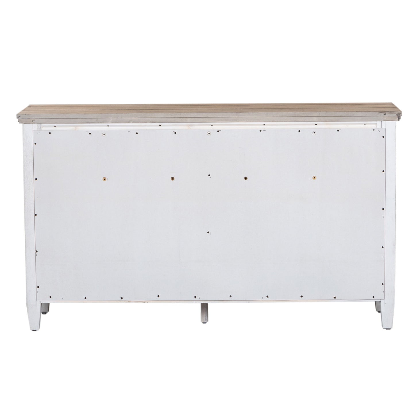 Heartland - 9 Drawer Dresser - Antique White / Tobacco Tops