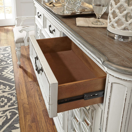 Magnolia Manor - Hall Buffet - Antique White