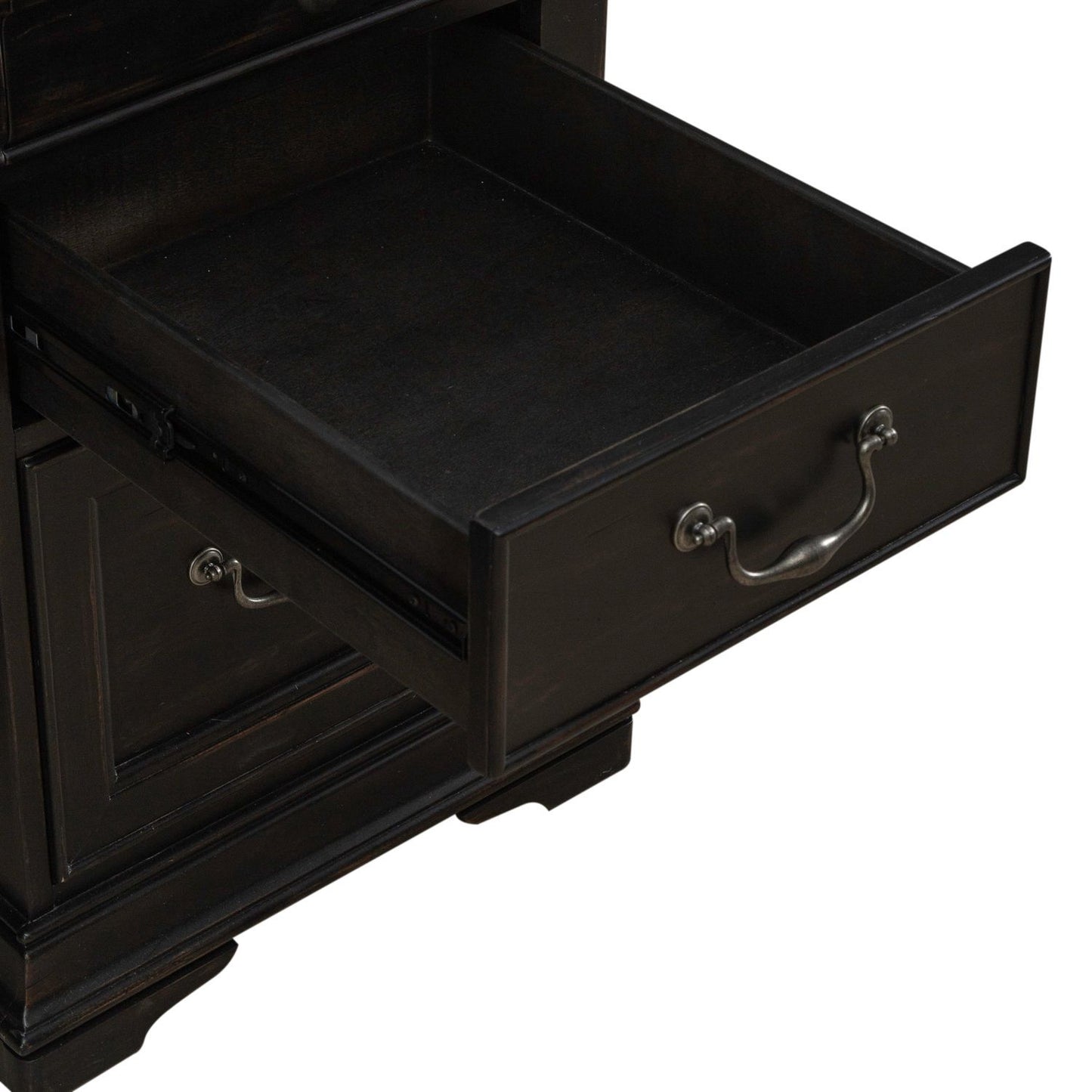 Meritage - Jr Executive Desk - Aged Charcoal