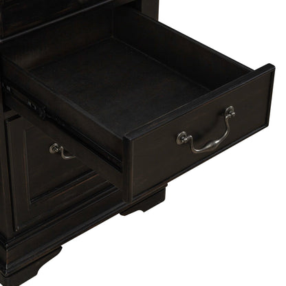 Meritage - Jr Executive Desk - Aged Charcoal