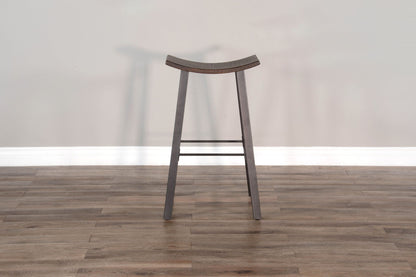 Homestead - Saddle Seat Metal Barstool (Set of 2) - Tobacco Leaf