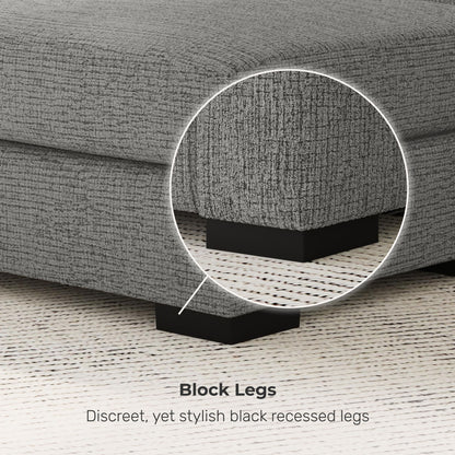Otto - Fabric Stationary Ottoman