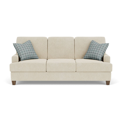 Moxy - Fabric Sofa, T-Shaped Seat Cushion, Straight Track Arms