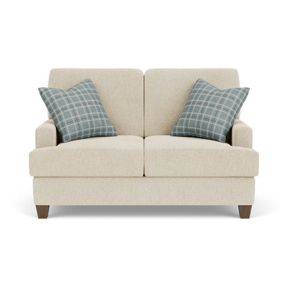 Moxy - Fabric Loveseat, T-Shaped Seat Cushion
