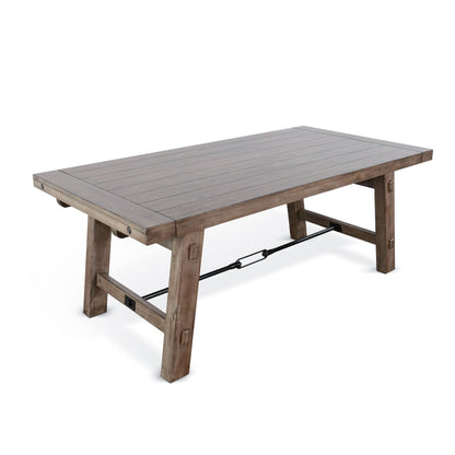 Doe Valley - Wood Dining Table With Extensions With Turnbuckle - Buckskin