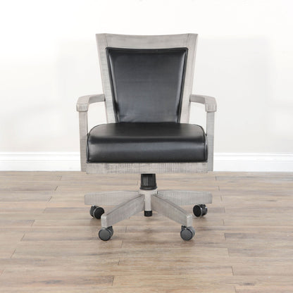 Alpine - Game Chair With Casters, Cushion Seat & Back - Gray