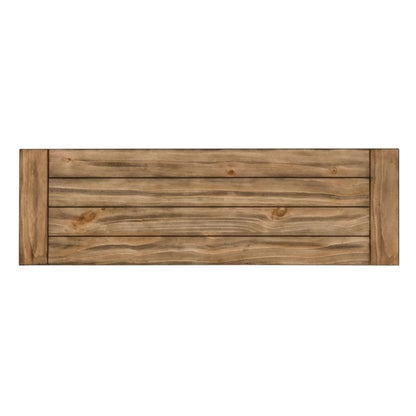 Morgan Creek - Sofa Table - Antique White / Wirebrushed Tobacco Accents
