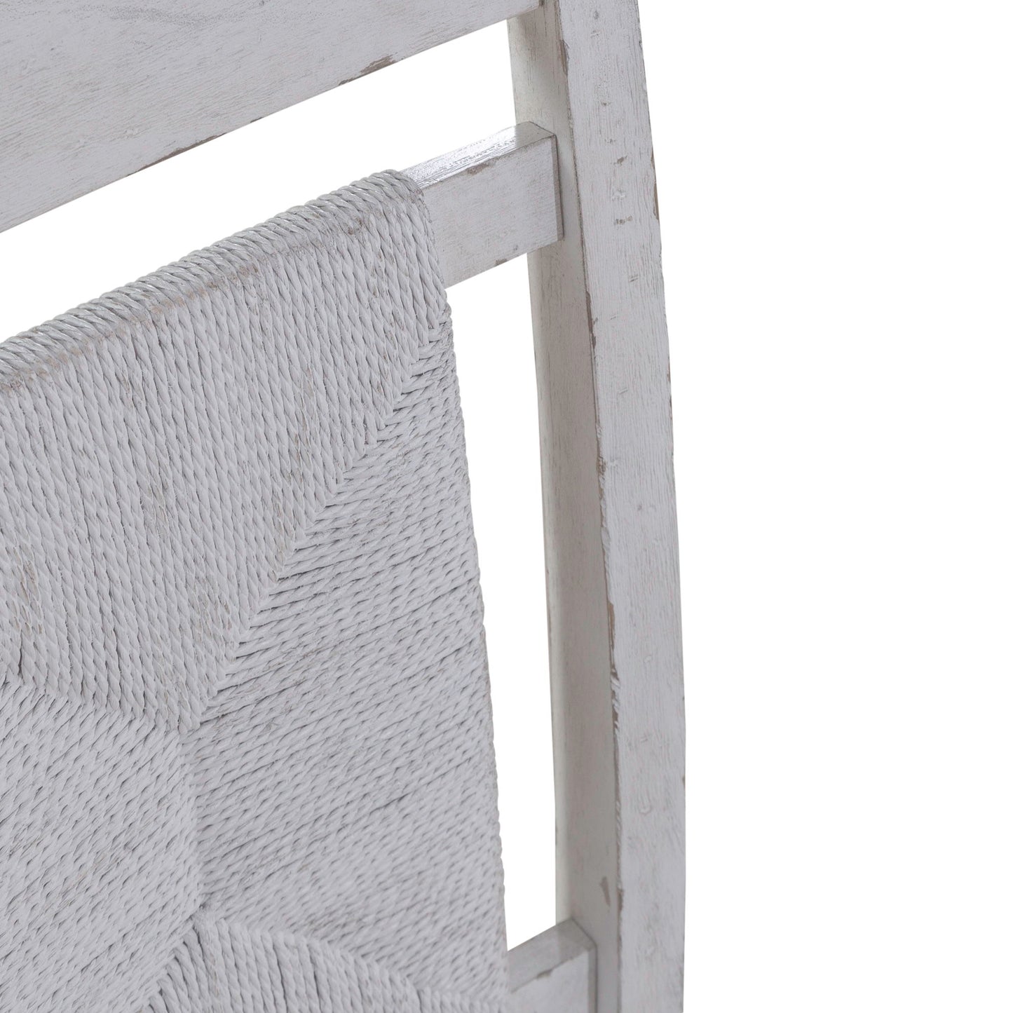 River Place - Panel Back Side Chair - Riverstone White & Tobacco