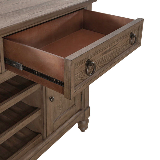 Americana Farmhouse - Buffet - Dusty Taupe