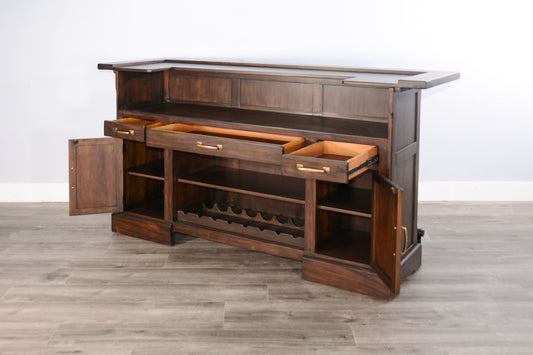 Wood Home Bar - Coffee Bean