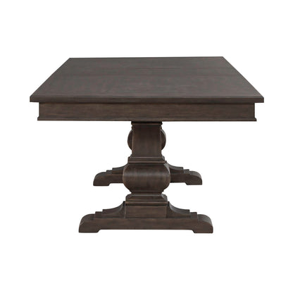 Paradise Valley - Trestle Table - Saddle Brown