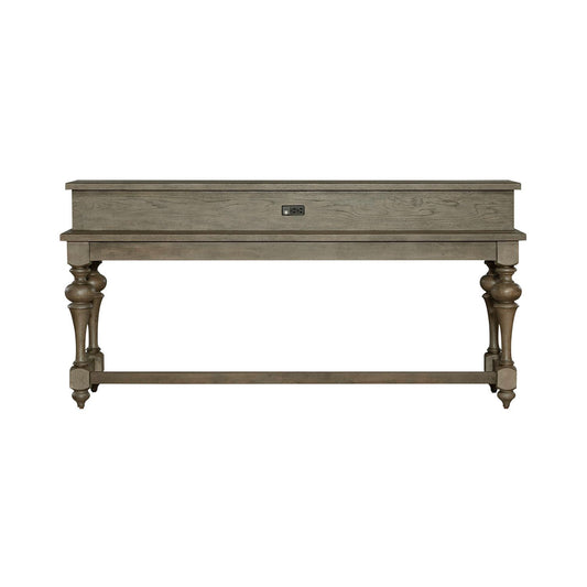 Americana Farmhouse - Console Bar Table - Dusty Taupe