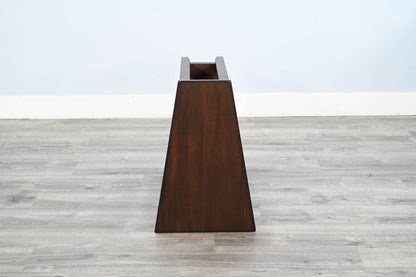 Chair Side Table - Coffee Bean / Dark Brown