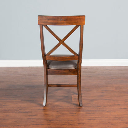 Tuscany - Crossback Chair - Dark Brown